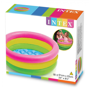 استخر بادی قطر 61 سانتیمتری کف بادی اینتکس intex مدل 57107_اسباب بازی